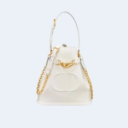 디올 C'EST 미디움 백 화이트