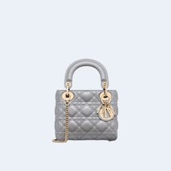 디올 레이디 미니 백 그레이