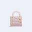 디올 레이디 미니 백 핑크