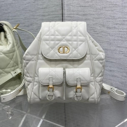 디올 카로 백팩 미디엄 화이트