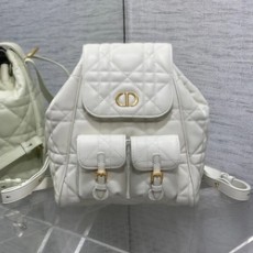 디올 카로 백팩 미디엄 화이트