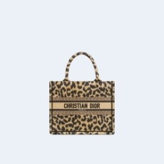 디올 mizza 레오파드 북 토트 스몰 백