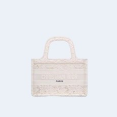 디올 북 토트 미니 백 화이트