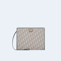 디올 오블리크 30 몽테인 파우치 그레이