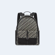 디올 오블리크 자카드 8 백팩 베이지