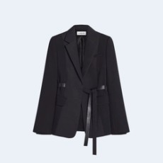 랑방 벨트 테일러드 자켓