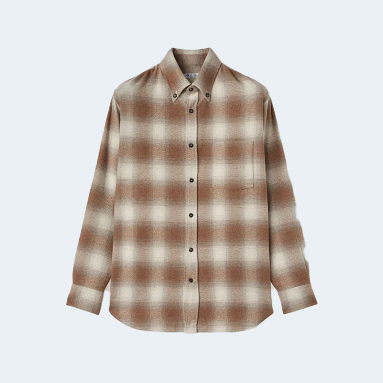 로로피아나 캐시미어 울 잭 셔츠