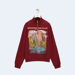 로에베 집업 스웨트셔츠