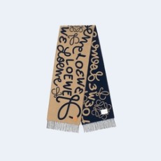 로에베 애너그램 패치 캐시미어 머플러