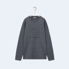 로에베 애너그램 울 스웨터 그레이