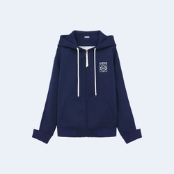 로에베 후드 트랙수트 재킷 마린