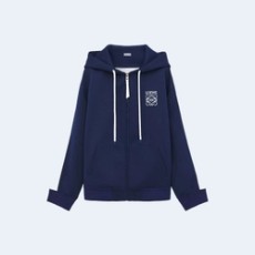 로에베 후드 트랙수트 재킷 마린