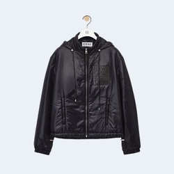 로에베 나일론 블랙 패딩 파카