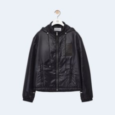 로에베 나일론 블랙 패딩 파카