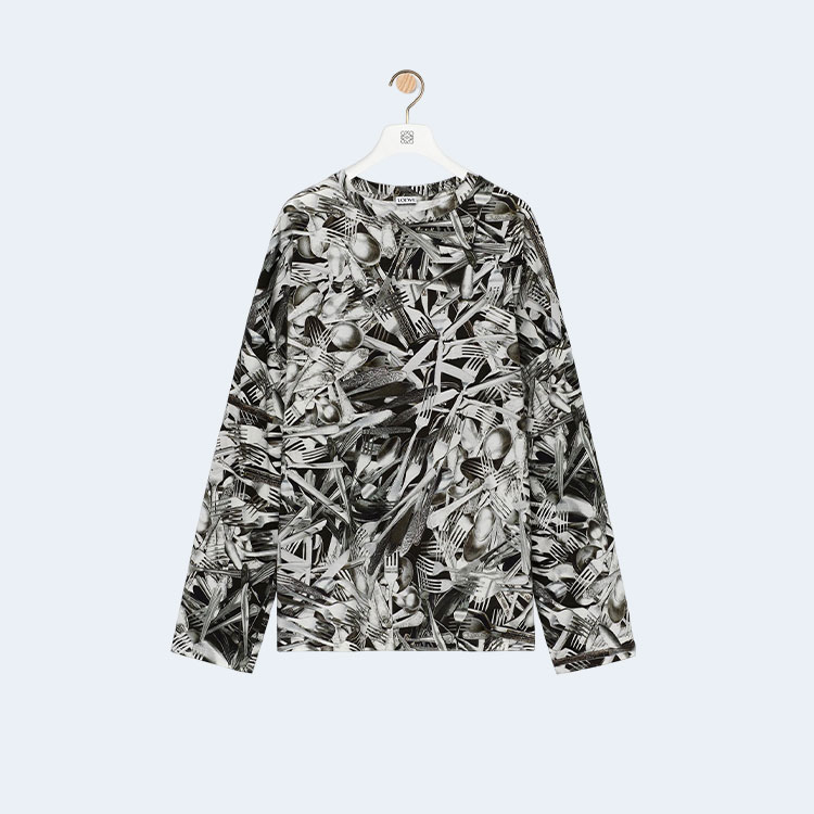 로에베 테이블 WARE 롱 슬리브 티셔츠