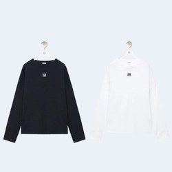 로에베 오버사이즈 핏 롱 슬리브 코튼 티셔츠 (2color)