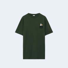 로에베 코튼 릴랙스 핏 티셔츠 카키