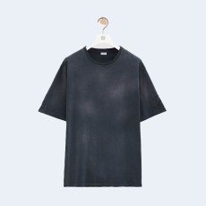 로에베 루즈 핏 티셔츠 네이비