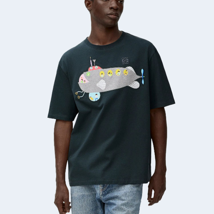 로에베 X 수나 후지타 서브마리너 반팔 티셔츠