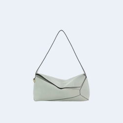 로에베 퍼즐 클래식 카프스킨 호보 백 그레이