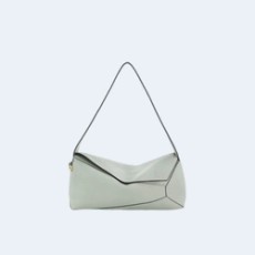 로에베 퍼즐 클래식 카프스킨 호보 백 그레이