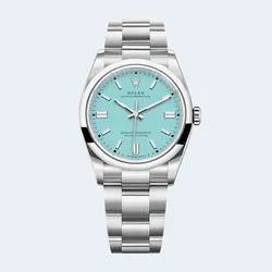 롤렉스 오이스터 퍼페츄얼 36mm 더콰이즈 블루