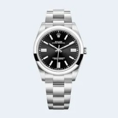 롤렉스 오이스터 퍼페츄얼 36mm 브라이트 블랙