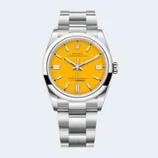 롤렉스 오이스터 퍼페츄얼 41mm 옐로우 다이얼