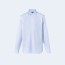 루이비통 롱 슬리브드 코튼 셔츠 블루 1AFJX6