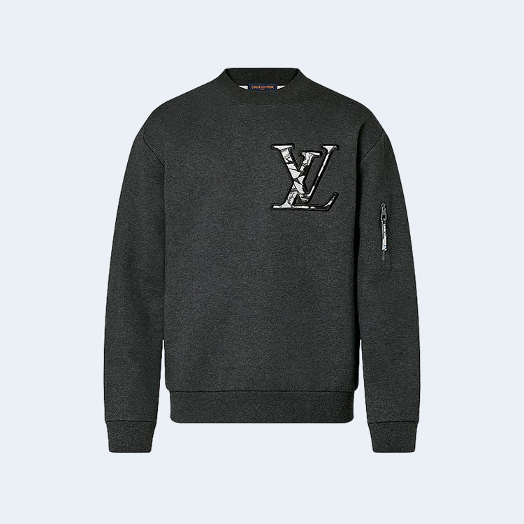 루이비통 코튼 크루넥 스웨트셔츠