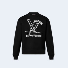 루이비통 엠브로이더드 코튼 스웨트셔츠