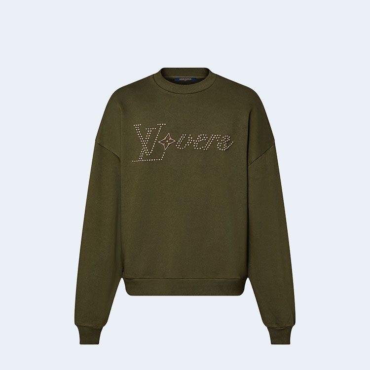 루이비통 코튼 시그니처 크루넥 1AFJHC