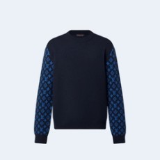 루이비통 모노그램 믹스 캐시미어 크루넥 1AATLS