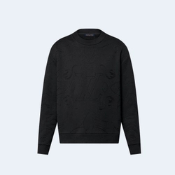 루이비통 엠브로이더드 코튼 저지 크루넥