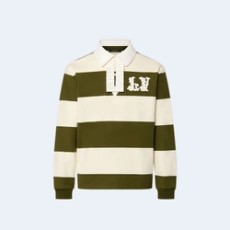 루이비통 롱 슬리브드 코튼 럭비 폴로 1AFWUC