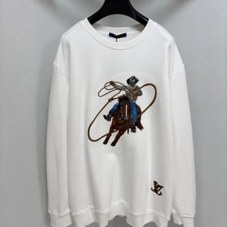 루이비통 엠브로이더드 코튼 맨투맨