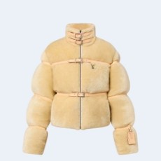 루이비통 시어링 다운 블루종