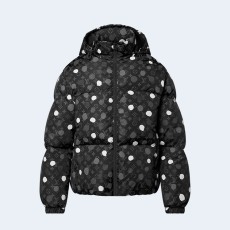 루이비통 x YK 모노그램 페인티드 도트 다운 블루종 1ABBGO