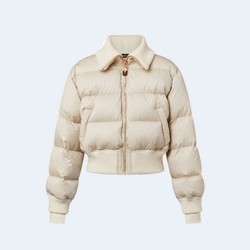 루이비통 크롭 모노그램 푸퍼 재킷