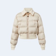 루이비통 크롭 모노그램 푸퍼 재킷