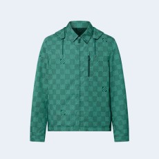 루이비통 프린티드 나일론 후디드 윈드브레이커 1AFQD5