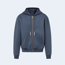 루이비통 엠브로이더드 저지 집업 스루 후디 1AFRB2