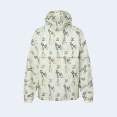 루이비통 다미에 프린티드 후디드 아노락 1AFRCA