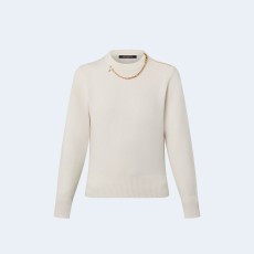 루이비통 체인 디테일 캐시미어 스웨터 1ABYBI