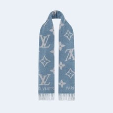 루이비통 레이캬비크 데님 블루 스카프