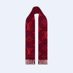 루이비통 레이캬비크 쎄리즈 레드 스카프