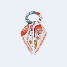 루이비통 업 앤드 어웨이 스퀘어 90 로즈 클레르 스카프