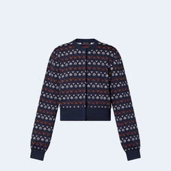 루이비통 엠보스드 모노그램 컴팩트 가디건