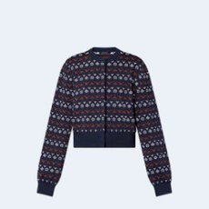 루이비통 엠보스드 모노그램 컴팩트 가디건