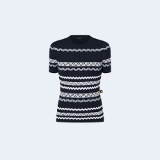 루이비통 스캘럽 스트라이프 니트 톱 1AFTVW